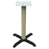 Premium Wood Look X Prong Table Base (30" Table Height)