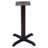 Premium Wood Look X Prong Table Base (30" Table Height)