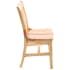 Premium US Made School House Wood Chair - Natural Finish with a Wood Seat