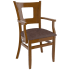 Premium US Made Duna Restaurant Chair With Arms