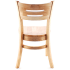 Premium US Made Henry Wood Chair - Natural Finish with a Wood Seat
