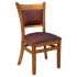 Premium Padded Back Wood Chair