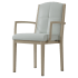 Rivera Padded Aluminum Arm Chair