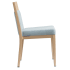 Orson Ultra Modern Padded Wood Grain Aluminum Chair