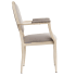 Venus Padded Aluminum Arm Chair