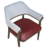 Odette Aluminum Arm Chair