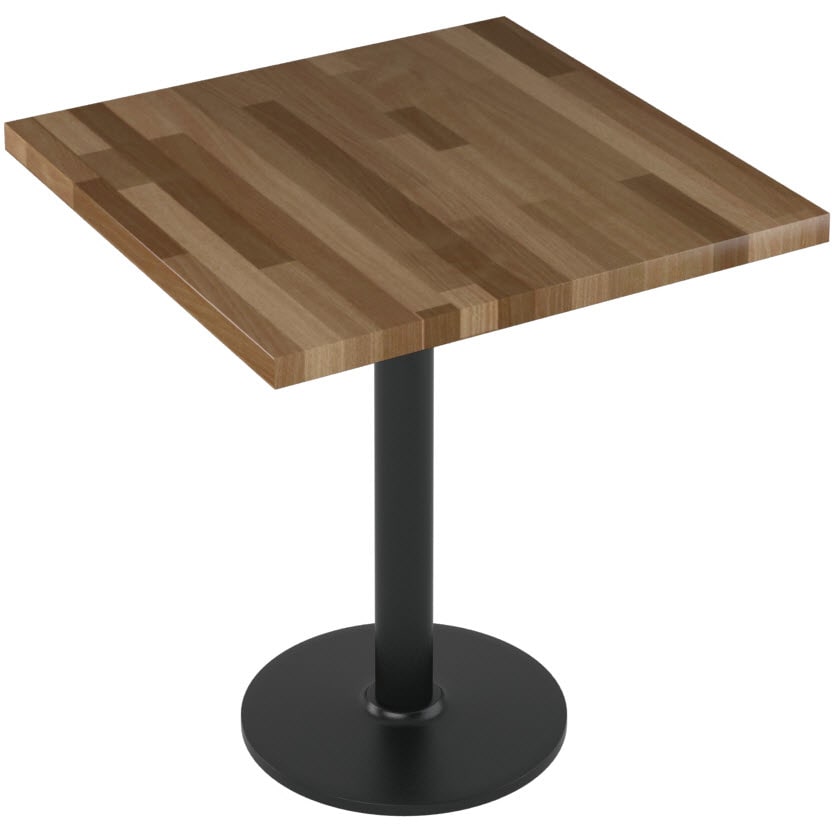 Solid Wood Butcher Block Restaurant Table, Wooden Butcher Block Table Top