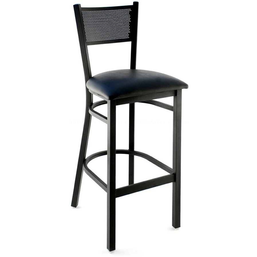 Black metal sales frame bar stool