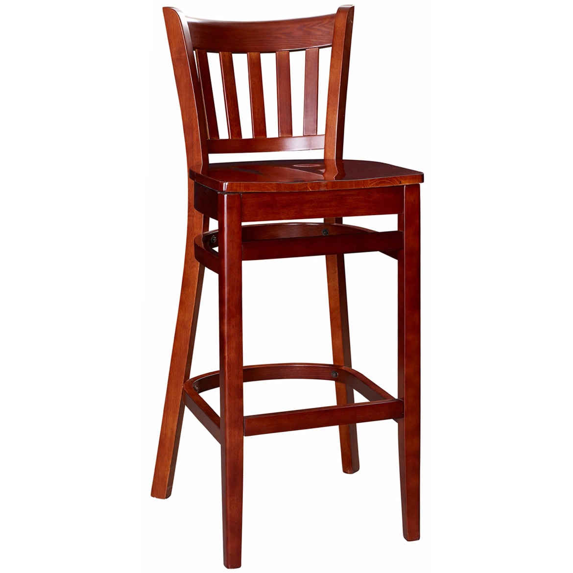 Vertical Slat Wood Bar Stool for Sale | Restaurant Barstools