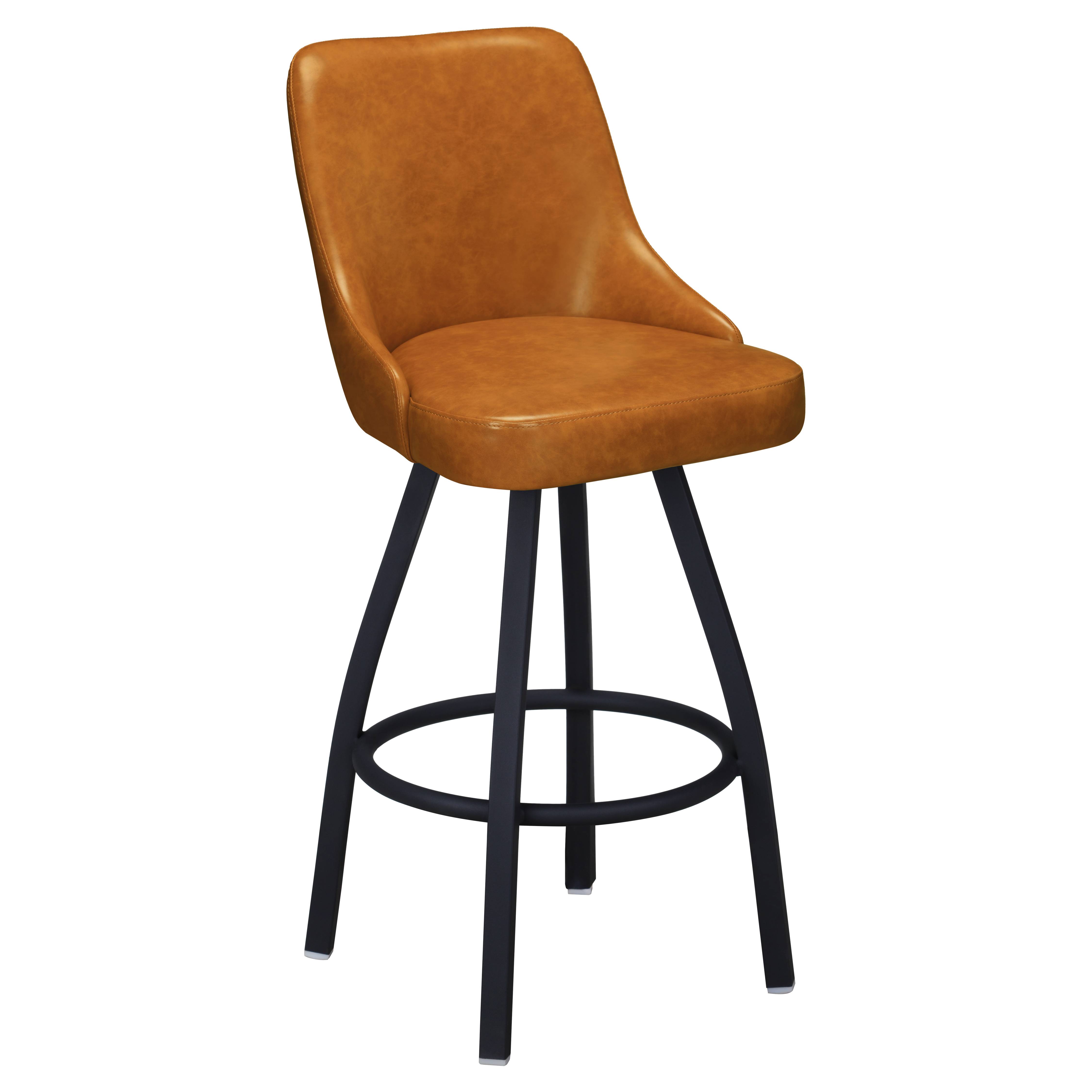Bucket seat best sale swivel bar stool