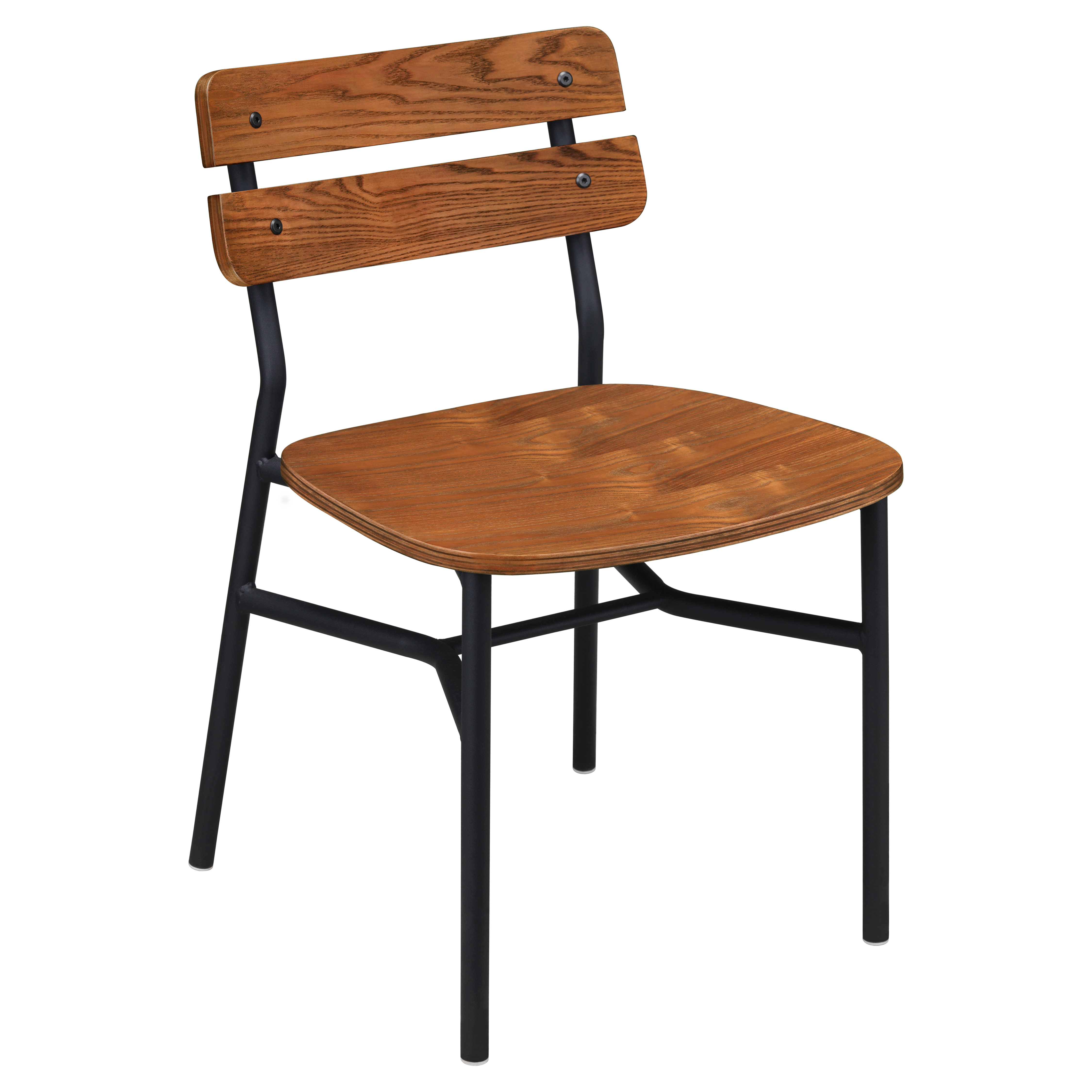 Metal and 2025 wood outdoor chairs