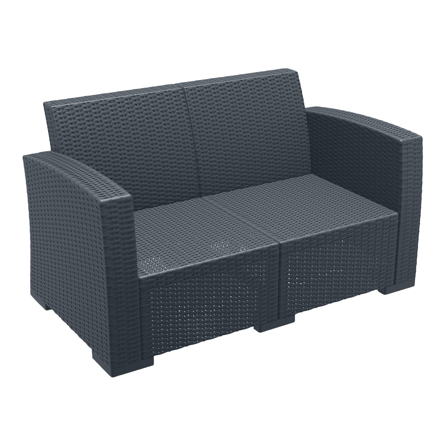 Resin loveseat top