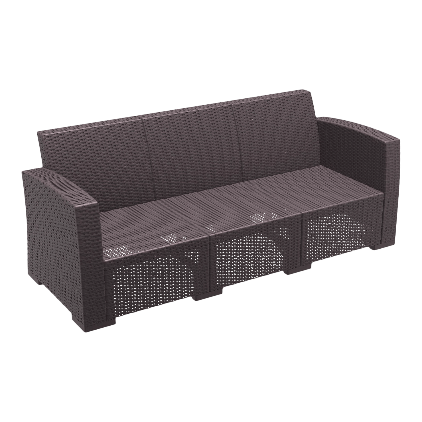 Shelly Commercial Resin Patio Sofa