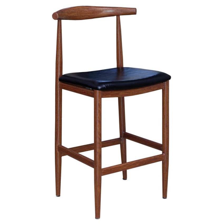 Walnut sales wood stool