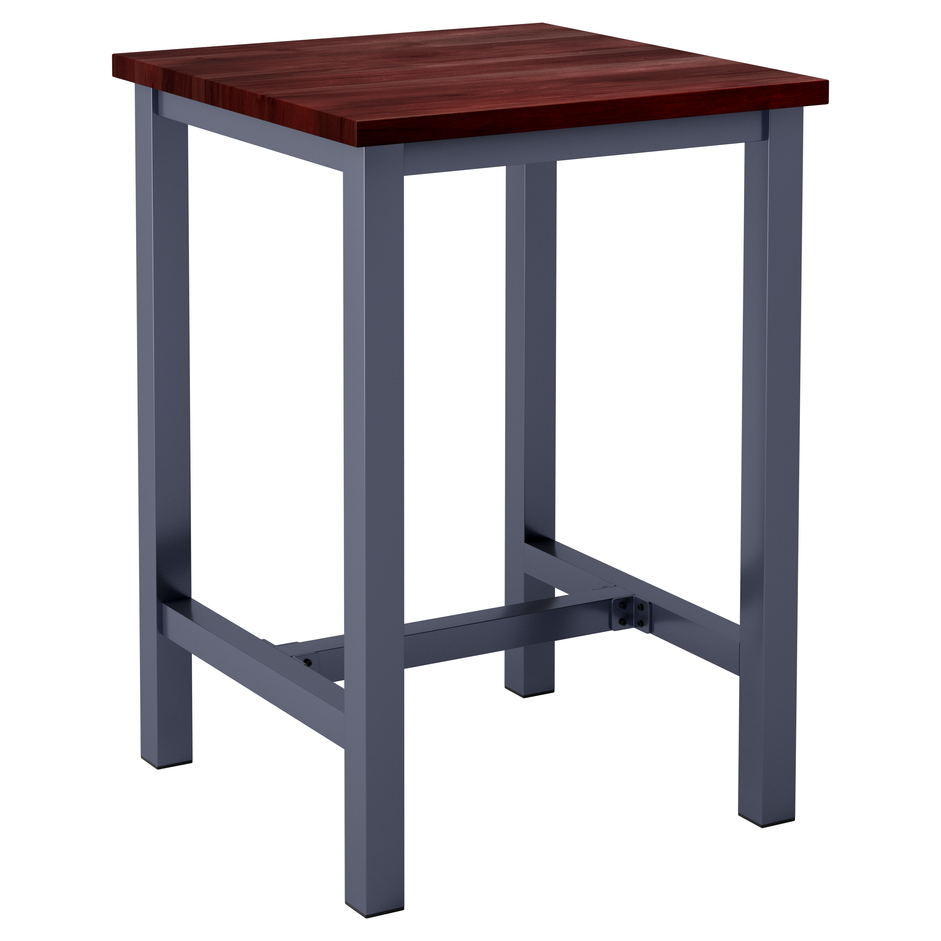 Ottis Bar Height Table Set in Dark Grey Finish