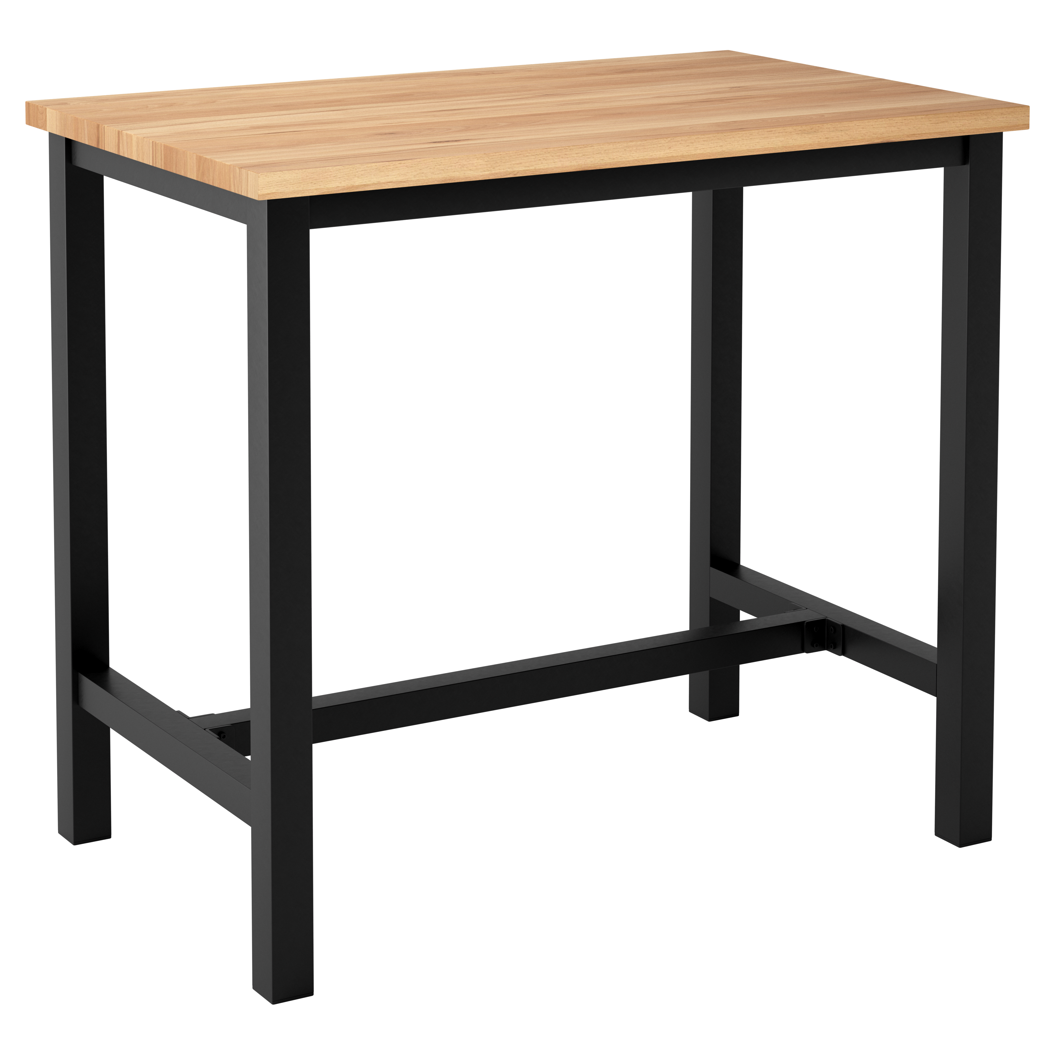 Ottis Bar Height Table Set in Black Finish
