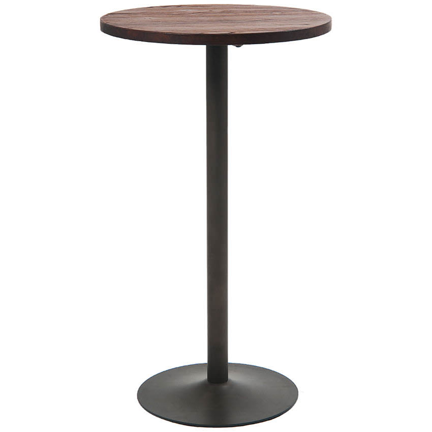 Round Industrial Series Bar Height, Industrial Style Bar Table And Stools