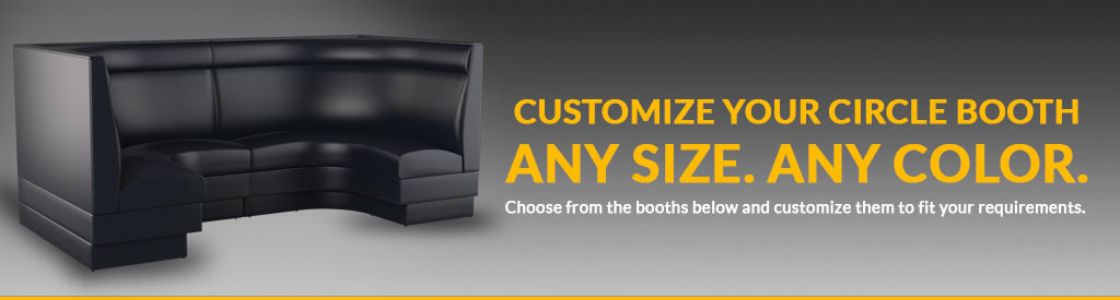 Custom Half Circle Restaurant Booths