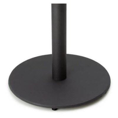 round restaurant table base