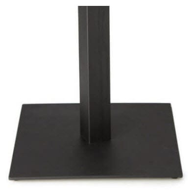 square restaurant table base