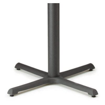 X prong restaurant table base