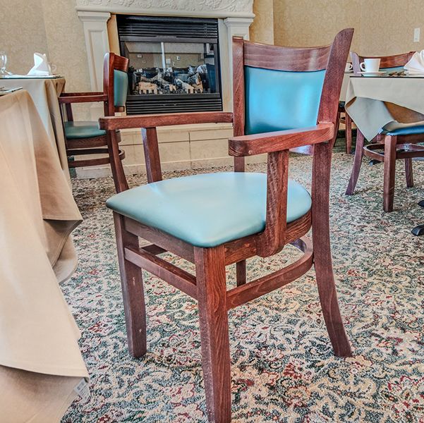 wood restaurant chair